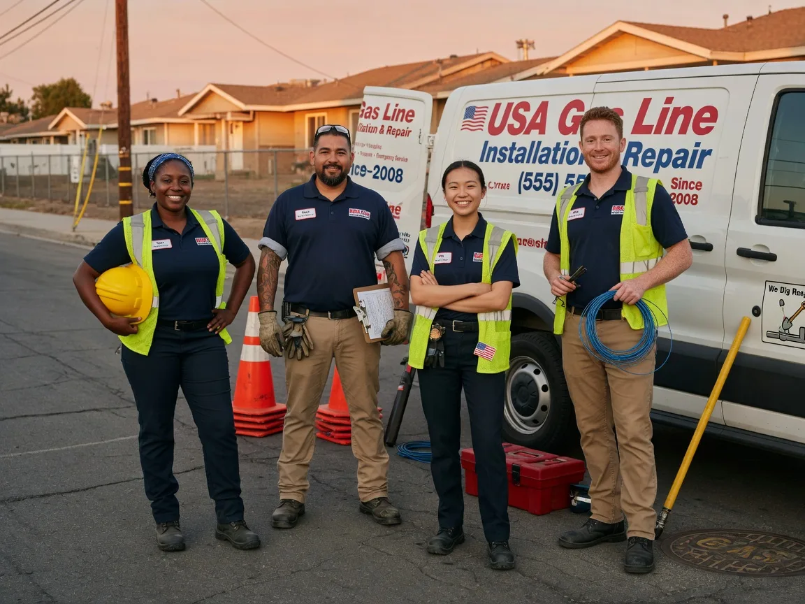 Gas Line Installation company in Ashley, IL